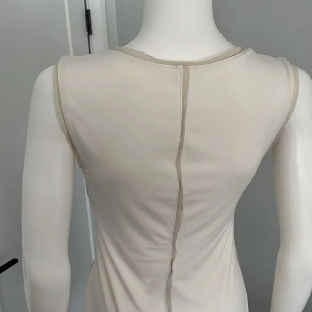 Graham & spencer tunic slip‎ dress cream sleeveless dress - Picture 7 of 10